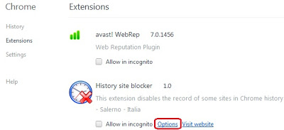 Block Or Delete History From Certain Websites in Your Browser