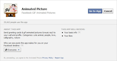 Add GIF Animated Image And Photo In Facebook Status 