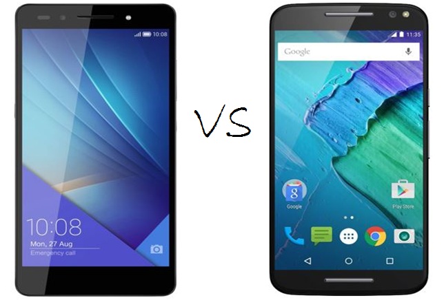 Huawei Honor 7 vs Motorola Moto X Style: comparison of high-end Android offerings