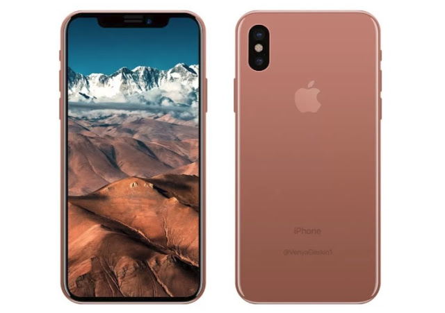 Blush Gold iPhone X March 2018
