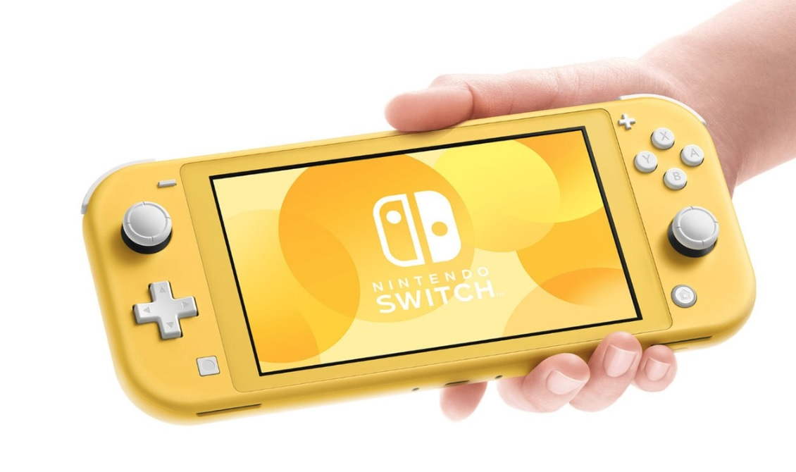 nitendo switch lite yellow