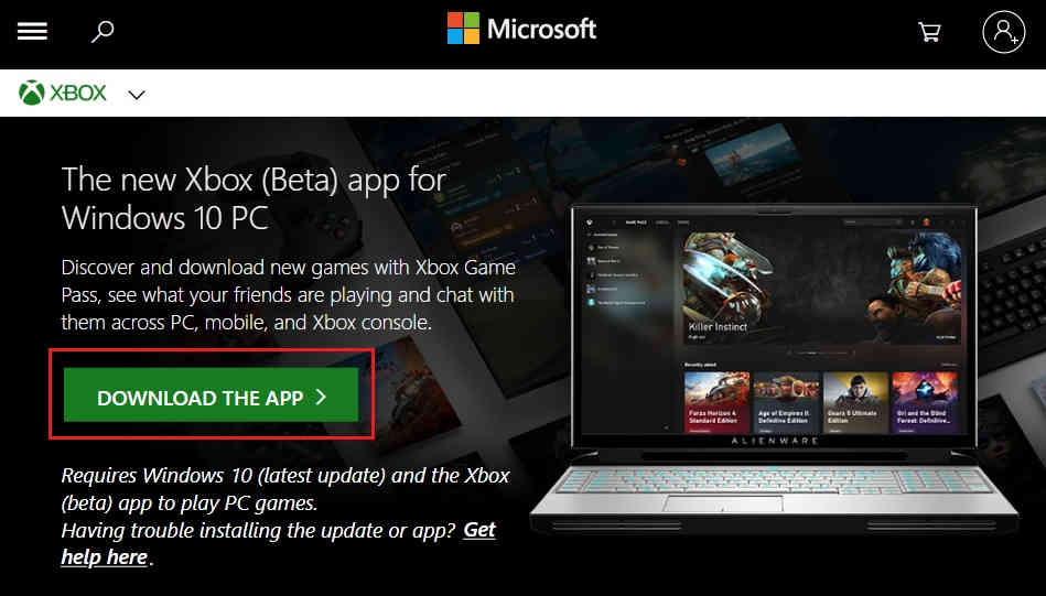 Xbox New App