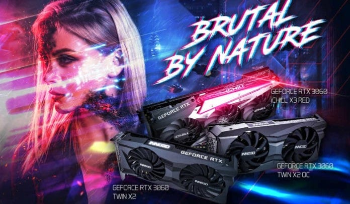 Inno3D RTX 3060 ICHILL X3 RED, RTX 3060 TWIN X2 OC, and RTX 3060 TWIN X2 Inno3D RTX 3060 ICHILL X3 RED, RTX 3060 TWIN X2 OC, and RTX 3060 TWIN X2