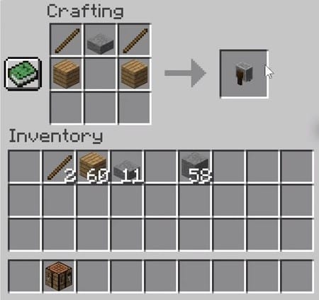 Grindstone crafting