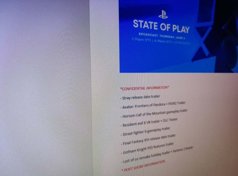 PlayStation State of play