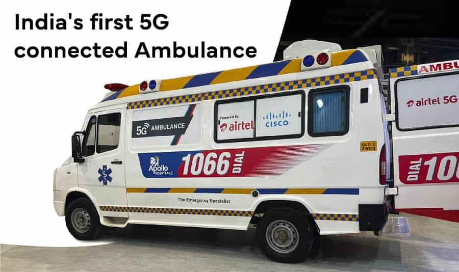 Airtel 5G Connected Ambulance